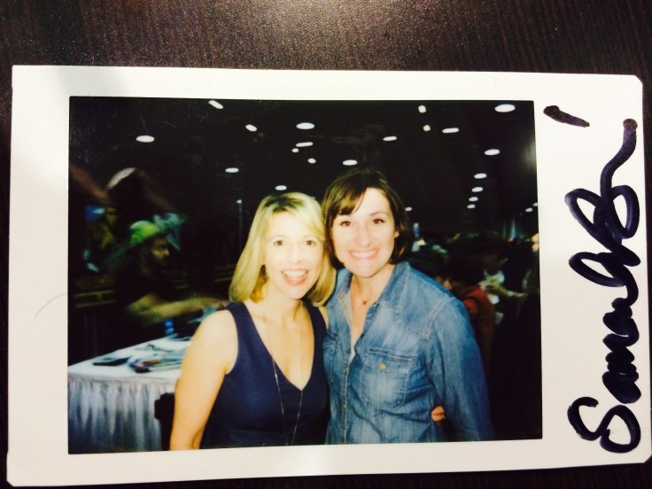 Sam signed a Polaroid for me!!!